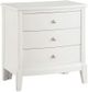 Mazin Furniture Cotterill Antique White Nightstand-2