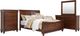 Liberty Furniture Rustic Traditions 4-Piece Rustic Cherry Queen Sleigh Bedroom Set with Chest-0