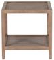 Porter International Designs Lowell Brown Square End Table-1
