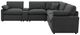Coaster® Collins 7-Piece Dark Gray Modular Power Reclining Sectional-2