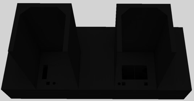 Vent-A-Hood® 54" Black Contemporary Wall Mounted Range Hood-1