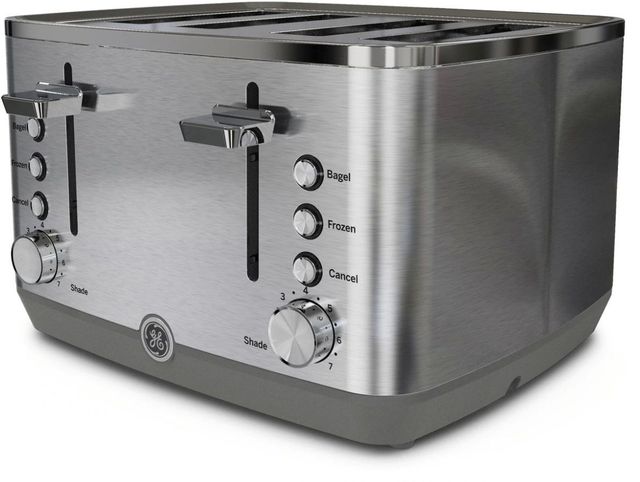 GE® 4 Slice Stainless Steel Toaster-1