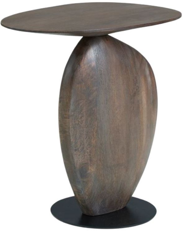 Signature Design by Ashley® Cormmet Brown Accent Table with Black Base