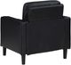 Coaster® Ruth Black Upholstered Track Arm Accent Chair-4