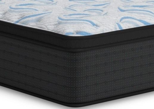 Ashley Sleep® Elite Springs 14" Wrapped Coil Plush Euro Top Twin Mattress in a Box-1
