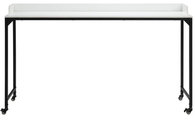 Homelegance® Sumter White Desk with Black Base-3