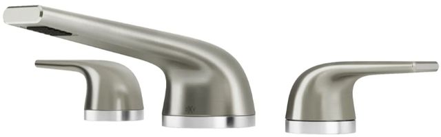 DXV Modulus Brushed Nickel Widespread Two-Handle Bathroom Faucet with Lever Handles-1