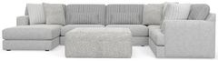 Jackson Furniture Logan 4-Piece Gray Left Side Facing U-Shape Chaise Sectional
