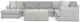 Jackson Furniture Logan 4-Piece Gray Left Side Facing U-Shape Chaise Sectional-1