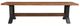 Classic Home Bellamy Amber Brown/Black 66" Bench -1