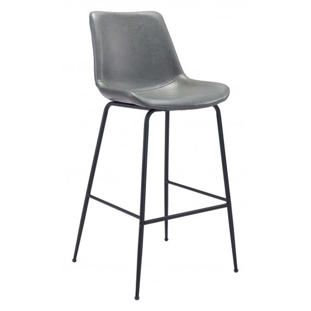 Zuo® Modern Byron Gray Counter Chair-0