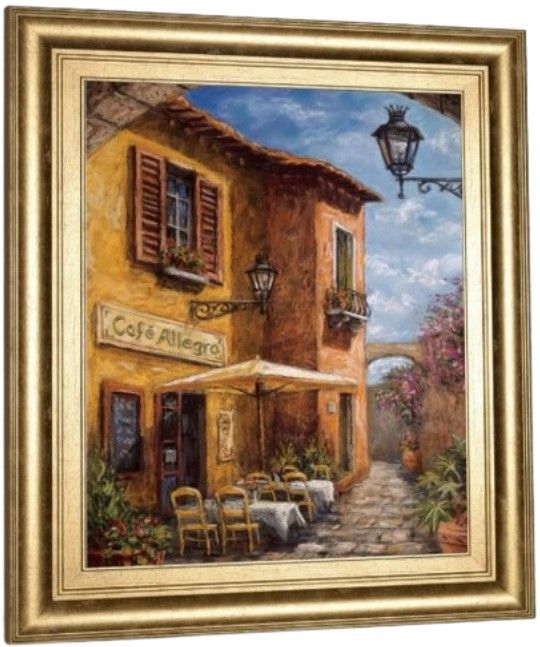 Classy Living Courtyard Cafe Wall Art-3