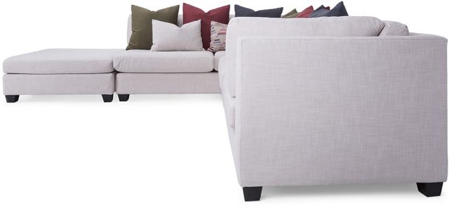 Decor-Rest® Furniture LTD 2875 3 Piece White Sectional-1