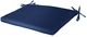 C R Plastics Pub/Dining Canvas Navy Seat Cushion-0