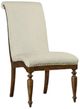 Hooker® Furniture Archivist Aubergine Linen/Pecky Pecan Upholstered Dining Side Chair-0