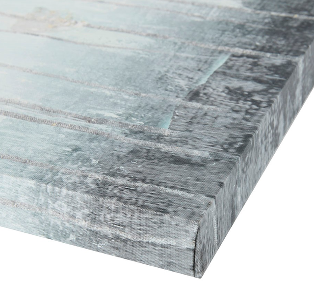 Olliix by Madison Park Dewy Forest 3 Piece Grey Abstract Gel Coat Canvas with Metallic Foil Embellishment Set-2