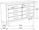 Coaster® Woodmont 5-Piece Rustic Golden Brown California King Storage Bedroom Set-4