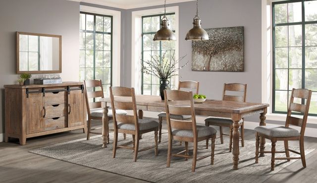 Intercon Highland Rustic Sandwash Dining Table-1