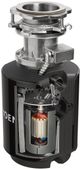 Moen® GX Series 0.75 HP Batch Feed Black Garbage Disposal-4