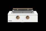 Matte White, Brass