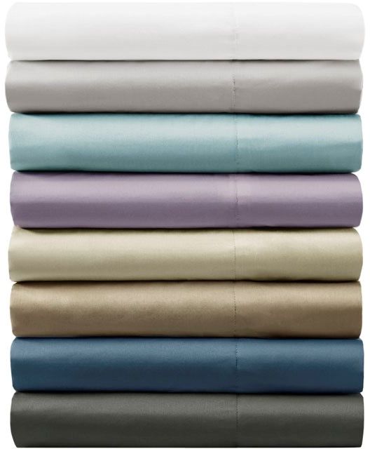 Olliix by Madison Park 6 Piece Aqua California King 800 Thread Count Cotton Rich Sateen Sheet Set-4