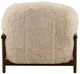 Dovetail Furniture Prescott Cream/Dark Brown Occasional Chair-3