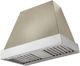 AGA Euclid 36" Fawn Wall Mounted Range Hood with Polished Chrome Trim-0