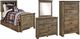 Signature Design by Ashley® Trinell 4-Piece Brown Twin Bookcase Storage Bed Set-0