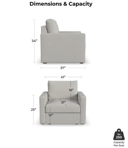 Flex by Flexsteel® Frost Standard Arm Chair-6