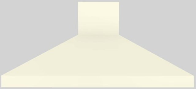 Vent-A-Hood® 66" Biscuit Euro-Style Island Range Hood-0