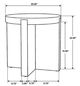 Coaster® Kinkaid Brown End Table-4