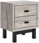 Signature Design by Ashley® Vessalli Light Gray Nightstand-0