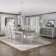 ACME Furniture 2-Piece Katia Light Gray/Weathered White Dinning Arm Chair Set-1