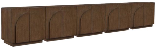 Meridian Furniture Navona 5-Piece Brown Walnut Sideboard Set-0
