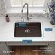 Elkay Quartz Classic® Mocha 25" x 18-1/2" x 5-1/2" Single Bowl Undermount ADA Sink with Perfect Drain®-3