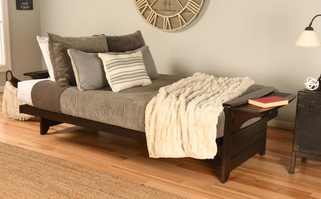 Kodiak Furniture Phoenix Oregon Trail Saddle/Espresso Full Futon with Mattress-2