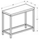 Monarch Specialties Inc. Grey Blue Tile Top Accent Table with Hammered Silver Base-3