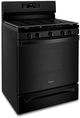 Whirlpool® 30" Black Freestanding Gas Range with 5-in-1 Air Fry Oven-1
