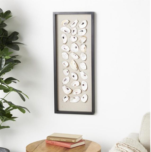 Deco Marche Cream 30" Shell Wall Decor-4