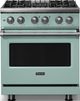 Viking® 5 Series 30" Splah Pro Style Dual Fuel (NG) Range with Polished Chrome Trim-0