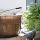 A & B Home 3-Piece Beige Baskets with Canvas Cloth Set-5