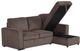 Furniture of America® Yves 2-Piece Brown L-Shape Sectional-2