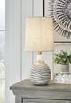 Signature Design by Ashley® Aleela White/Gold Metal Table Lamp-2