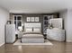 Homelegance® Orlo High Gloss White Queen Panel Bed-1