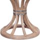 Bassett Mirror Sheffield Glass Top Dining Table with Weathered Natural Base-3