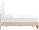 Signature Design by Ashley® Arloster Tan/White Full Upholstered Panel Bed-3