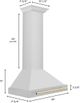 ZLINE 30" Autograph Edition Stainless Steel Wall Mounted Range Hood-4