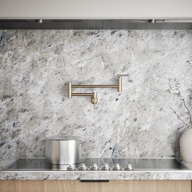 KOHLER® Vibrant Brushed Bronze Wall-Mount Pot Filler-4