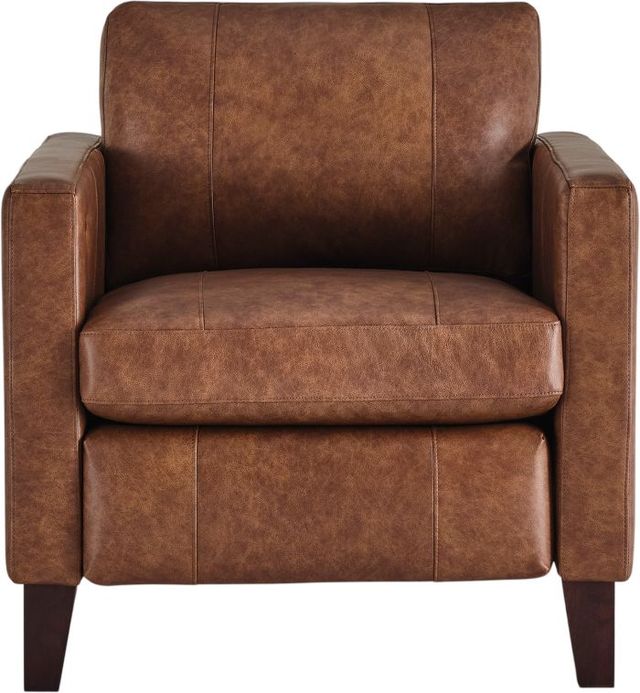 Best® Home Furnishings Customizable Traftly Revella Leather Incliner Chair with Espresso Legs-3