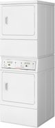 Speed Queen® Commercial 7.0 Cu. Ft. Dryer, 7.0 Cu. Ft. Dryer White Stack Laundry-2